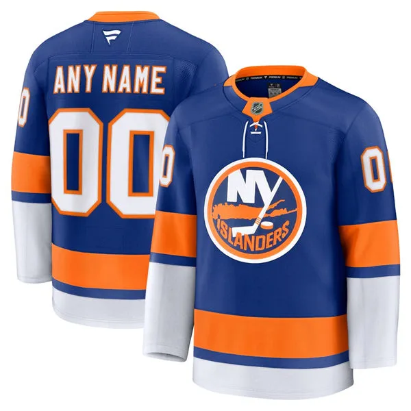 Womens New York Islanders Custom Fanatics Royal Home Jersey