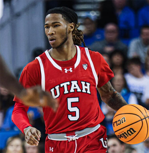 Mens Youth Utah Utes custom 2023-24 Red college basketball game Jersey