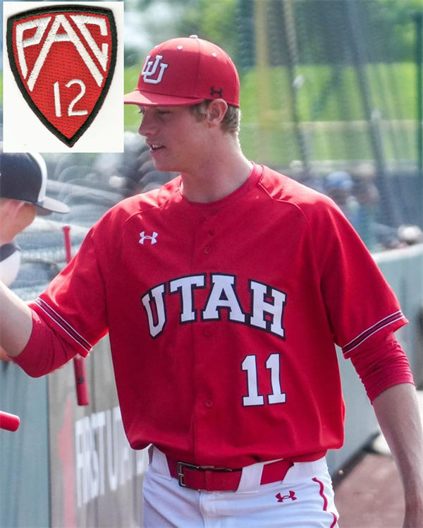 Mens Youth Utah Utes Custom PAC12 Red Under Armour College Baseball Game Jersey