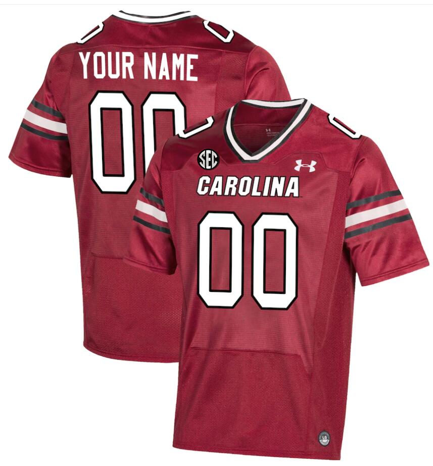 South Carolina Gamecocks Custom 2025 Garnet College Football Game Jersey