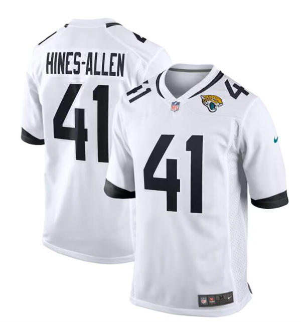 Womens Jacksonville Jaguars #41 Josh Hines-Allen Nike White Limited Jersey