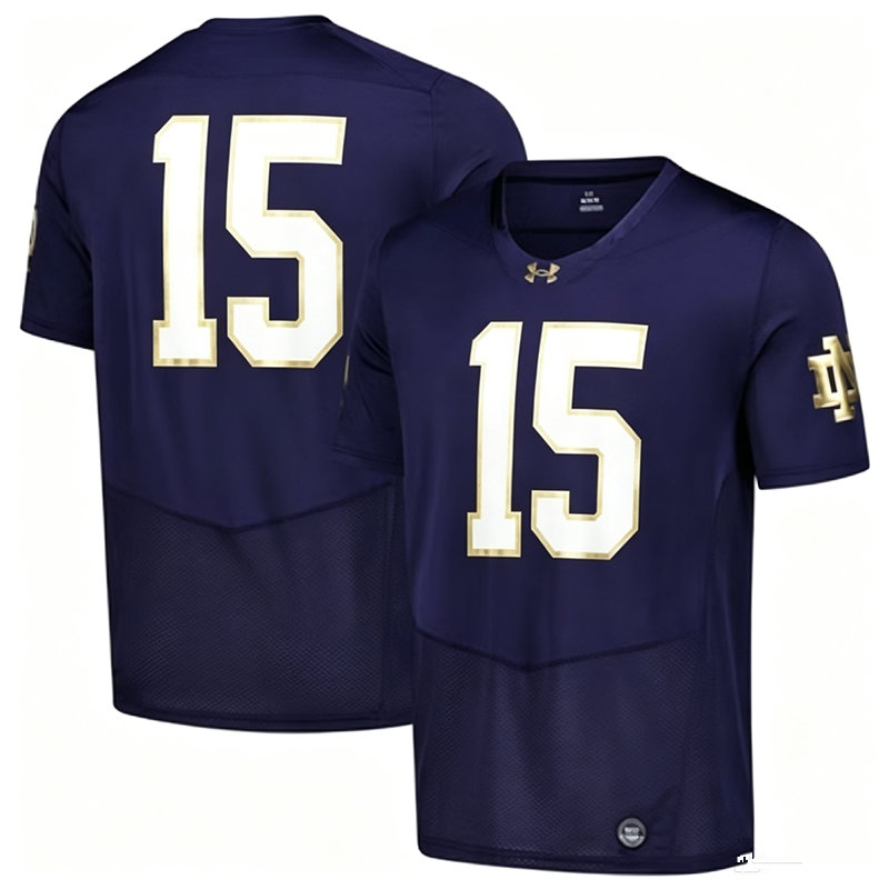 Notre Dame Fighting Irish #15 Leonard Moore Navy College Football Game Jersey