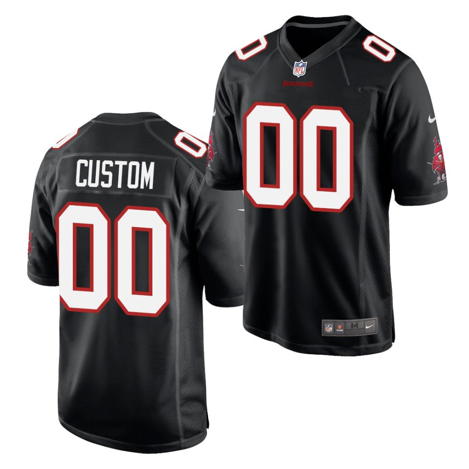 Tampa Bay Buccaneers Custom Nike Black Fashion Vapor F.U.S.E. Limited Jersey