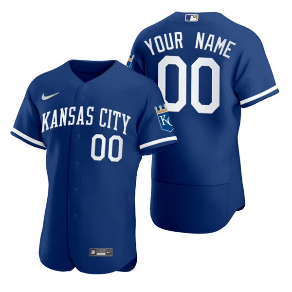 Kansas City Roya Custom Nike Royal Alternate Limited Jersey