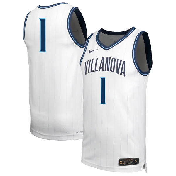 Villanova Wildcats Custom Nike 2026 White Basketball Game Jersey