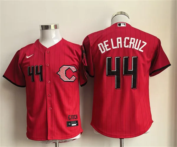 Youth Cincinnati Reds #44 Elly De La Cruz Nike 2026 All-Red City Connect Limited Jersey
