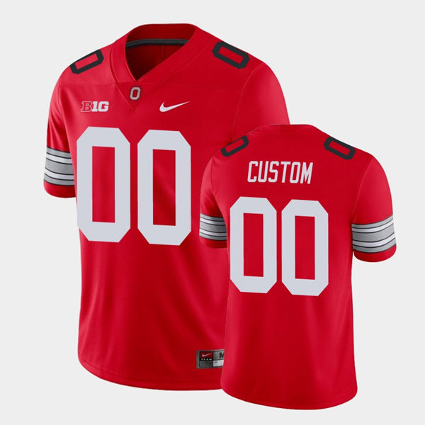Men's Custom Ohio State Buckeyes Stitched College Football Game Jersey Nike Retro Scarlet S-3XL