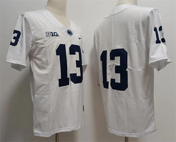 Mens Youth Penn State Nittany Lions #13 Tony Rojas White College Football Game Jersey