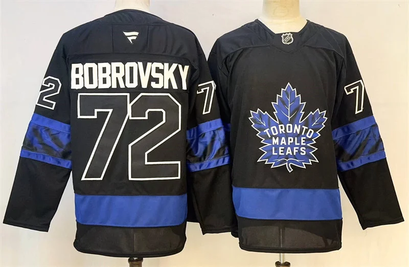 Men's Toronto Maple Leafs #72 Sergei Bobrovsky Fanatics Black Alternate Reversible Next Gen Jersey