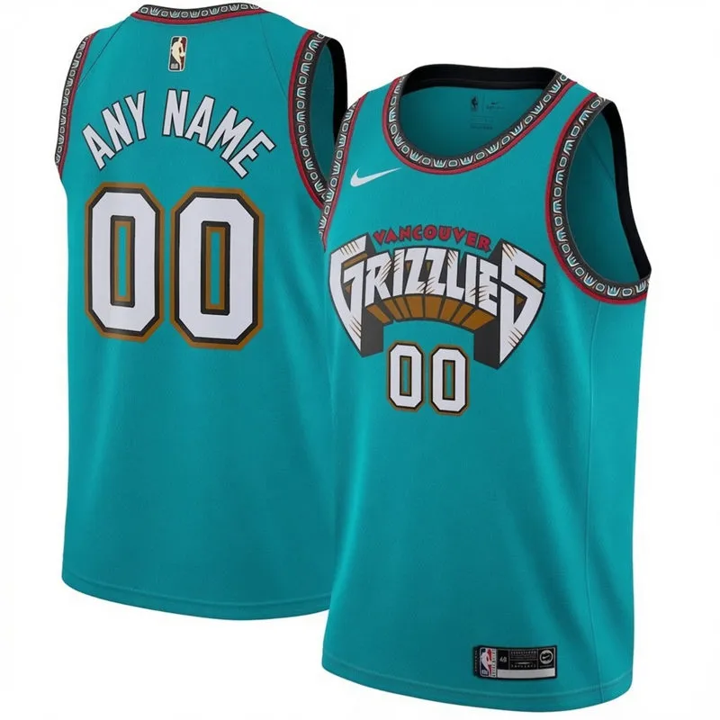 Mens Youth Memphis Grizzlies Custom Nike Green Classic Edition Swingman Jersey