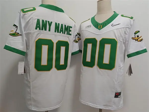 Oregon Ducks Custom Nike F.U.S.E.Limmited White MIGHTY OREGON Football Game Jersey
