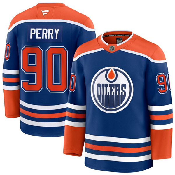 Men's Edmonton Oilers #90 Corey Perry Fanatics Home Royal Jersey