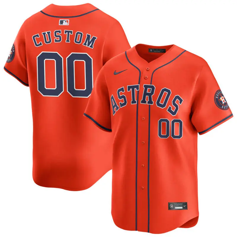 Men's Houston Astros Nike Orange Alternate Flexbase Jersey