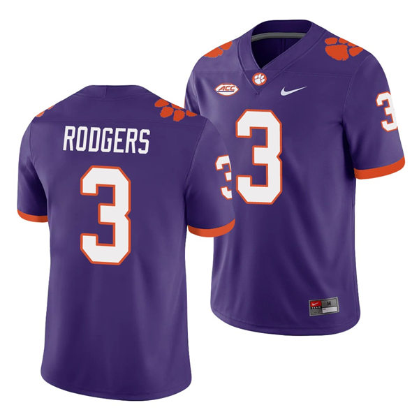 Mens Clemson Tigers #3 Amari Rodgers Nike Purple College Football Jersey Mens Clemson Tigers #3 Amari Rodgers Nike Purple College Football Jersey