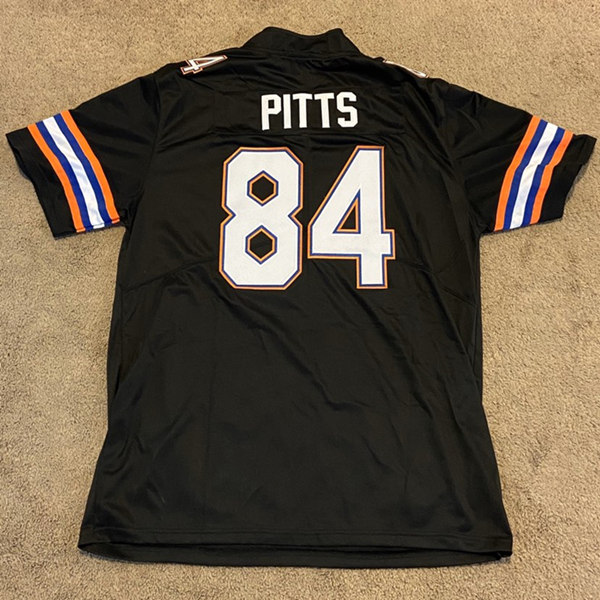 Men's Florida Gators #84 Kyle Pitts Jordan Black Football Jersey Men's Florida Gators #84 Kyle Pitts Jordan Black Football Jersey